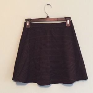 Women's black patterned skirt